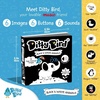 image:imageDitty Bird  Interactive Sensory White and Black Sound book for babies 6  18 months  Infant books for Tummy time