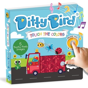 image:imageDITTY BIRD Touch amp Feel Colors Edition Musical Books  Fun Montessori Toys amp Learning Resources  Sensory Toys for Kids  Interactive Toddler Books for 1 Year Old to 3 Year Olds  Sturdy Baby Book
