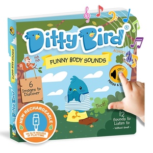 image:imageDitty Bird  Interactive Funny Body Sounds Book for toddlers 1 3  Gift for 1 year old boy girl