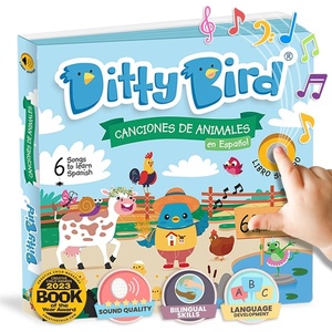 image:imageDitty Bird  Spanish Animal Songs  Interactive Musical Sound book for toddlers 1 3  Bilingual Libro sonoro en espaol La Vaca Lola Spanish EditionCanciones de Animales