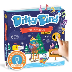 image:imageDitty Bird  Spanish Christmas Songs  Interactive Musical Book for toddlers 1 3  Libro sonoro en espaol Canciones de Navidad Spanish Edition