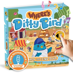 image:imageDitty Bird  Wheres Ditty  Look and Find book with sounds  Activity Sound Book for toddlers 1 3  Early learning toy
