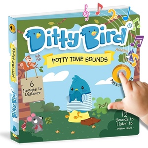 image:imageDitty Bird Board Books for Toddlers 13  Potty Time Musical Book Toilet Training and Body Sounds Nursery Rhyme Toys  Interactive Toddler Toy for 1 Year Old to 3 Year Olds