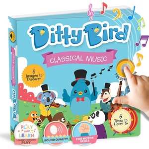 image:imageDitty Bird Musical Books for Toddlers  Fun Classical Music amp Nursery Rhyme Book  Ballet Musical Book  Childrens Interactive Toddler Books for 1 Year Old to 3 Year Olds  Sturdy Baby Sound BooksClassical Music