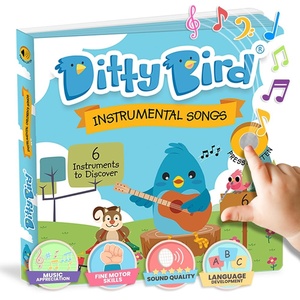 image:imageDitty Bird Musical Books for Toddlers  Fun Instruments amp Nursery Rhyme Book  Sing Along Talking Books  Childrens Interactive Toddler Books for 1 Year Old to 3 Year Olds  Sturdy Baby Sound Books