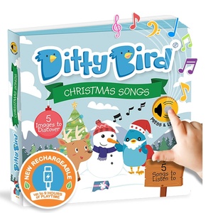 image:imageDitty Bird Christmas Musical Book for Toddlers  Interactive Sound Book with Jingle Bells amp Holiday Songs for Babies 13  Sturdy Baby Book amp Xmas Music Toy